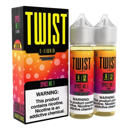 TWIST E-Liquid - Space No.1 - 120ML E-Liquid (Twin 60ML Pack) - 3MG
