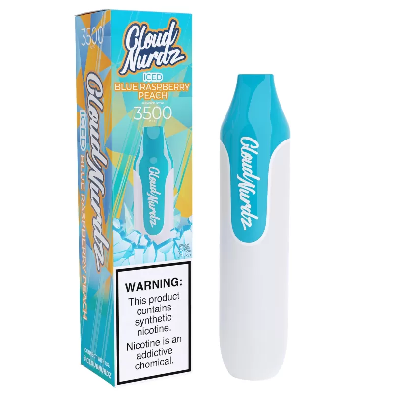 Cloud Nurdz Disposable Series | 3500 Puffs | 10mL *** - Watermelon Berry ICED - 50mg - Image 3