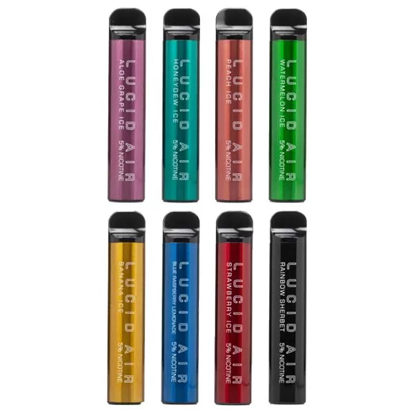 Lucid Air Tobacco-Free Nicotine Disposable | 5000 Puffs | 16.7mL *** - Aloe Grape Ice