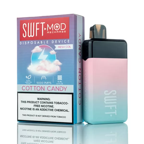 SWFT Mod Disposable 5000 Puffs 15mL 50mg *** - Spearmint - Image 3