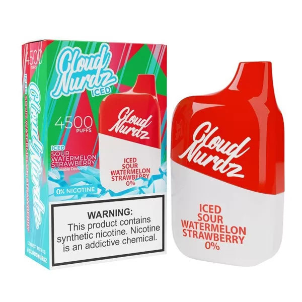 Cloud Nurdz 0% Disposable *** - Watermelon Berry - Image 3