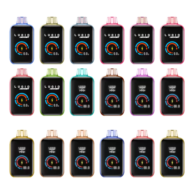 LUCID BOOST x YOGI 20,123 Puff Disposable Device - 20,123 Puffs - Java Granola (YOGI E-Liquid) - Image 2