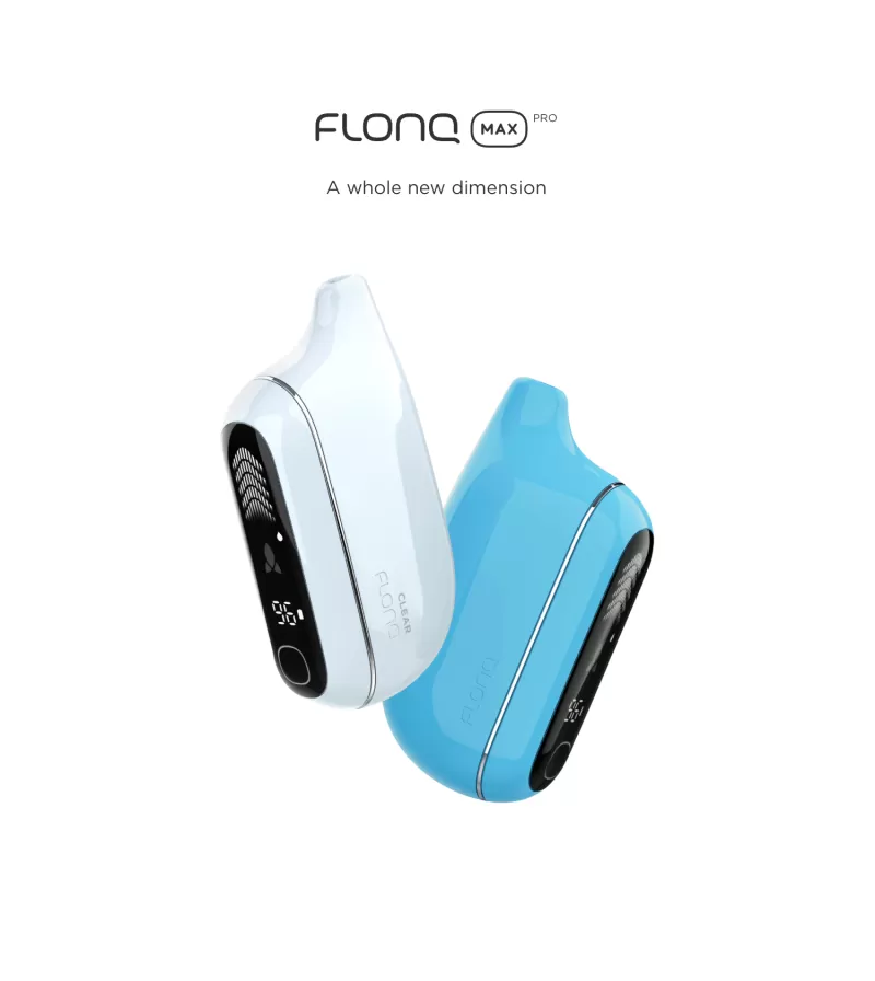 FLONQ Max Pro 20K Disposable Device - 20,000 Puffs - Grape Icy (5% Nicotine)