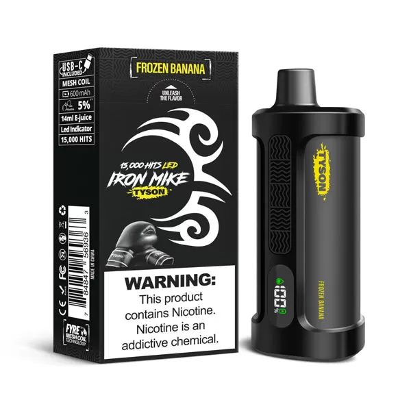 Tyson 2.0 Iron Mike 15K Disposable Device - 15,000 Puffs - Clear - Image 3