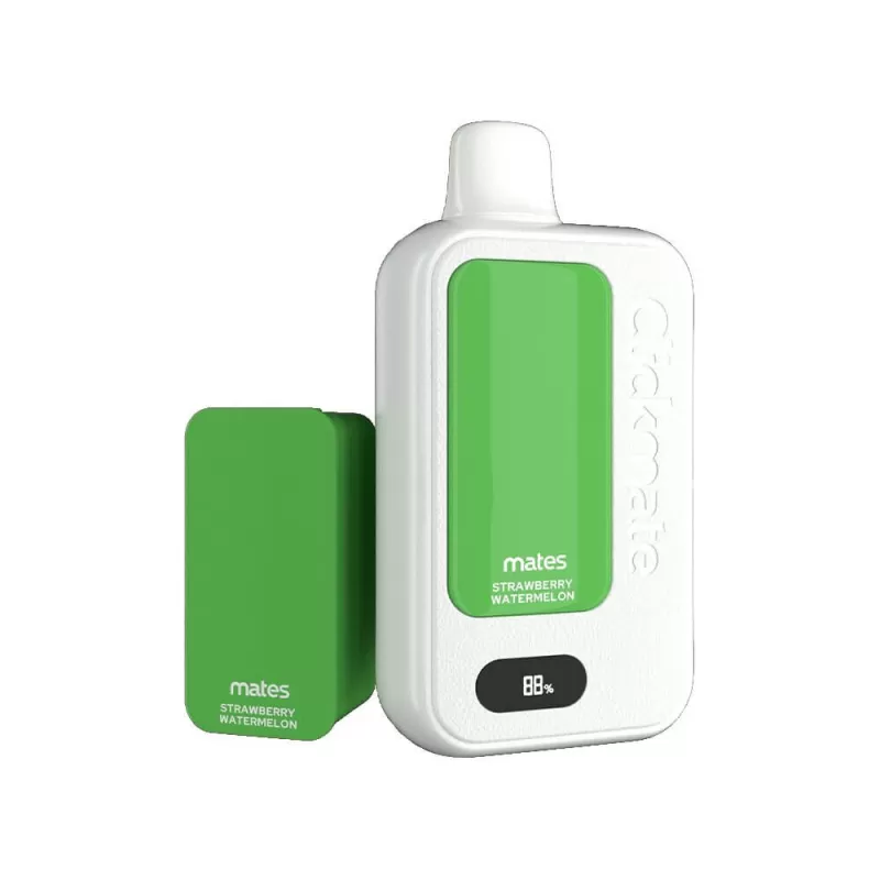 7 Daze Clickmate 15K Puff Disposable KIT (5% Nicotine) - 15,000 Puffs - Sour Apple Belts - Image 2
