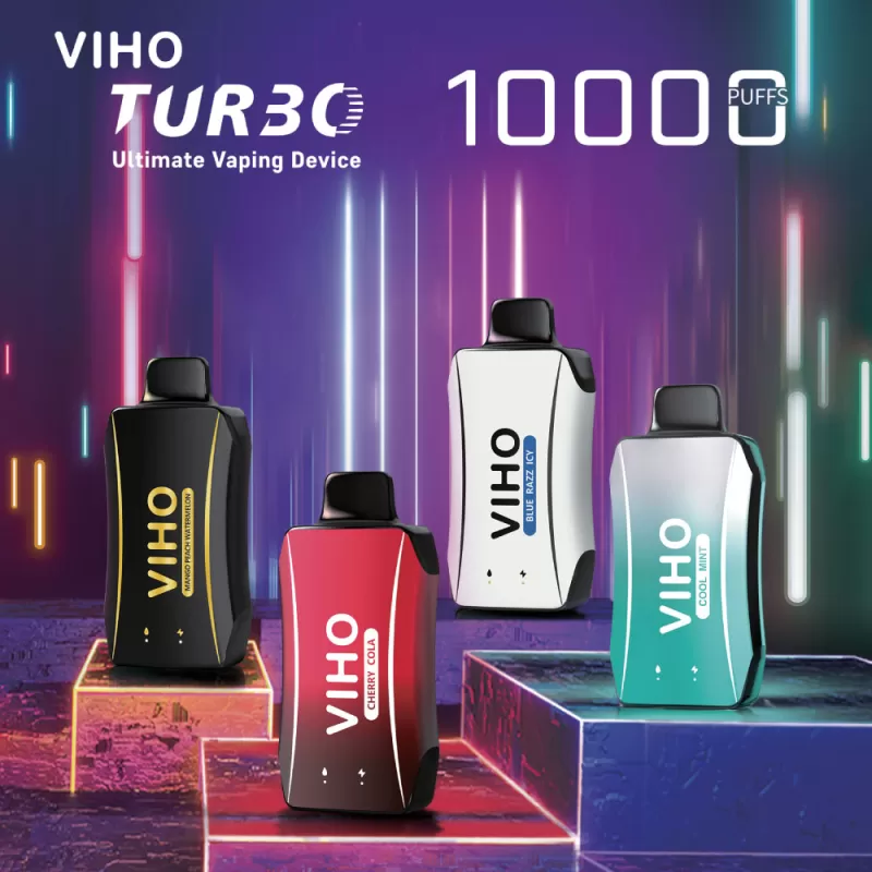 VIHO Turbo 10K Disposable Device – 10,000 Puffs - Grape Bubble Gum