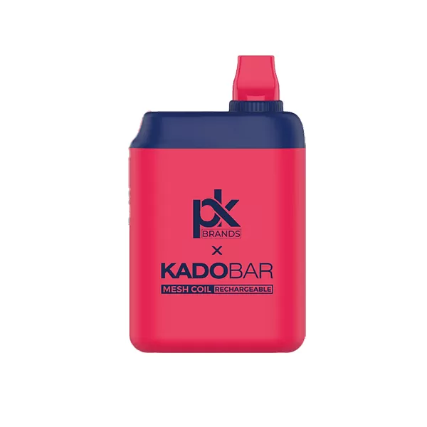 KadoBar PK5000 5000 Puffs 14mL 50mg Disposable *** - Straw Razz Cherry Iced - Image 3