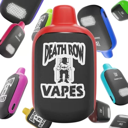 Death Row Vapes Disposable | 5000 Puffs | 10.5mL | 50mg *** - Peach Grape 50mg