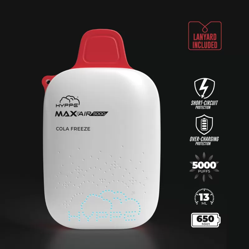 Max Air Disposable | 5000 Puffs | 13mL | 50mg *** - Grapefruit Raspberry 50mg - Image 2