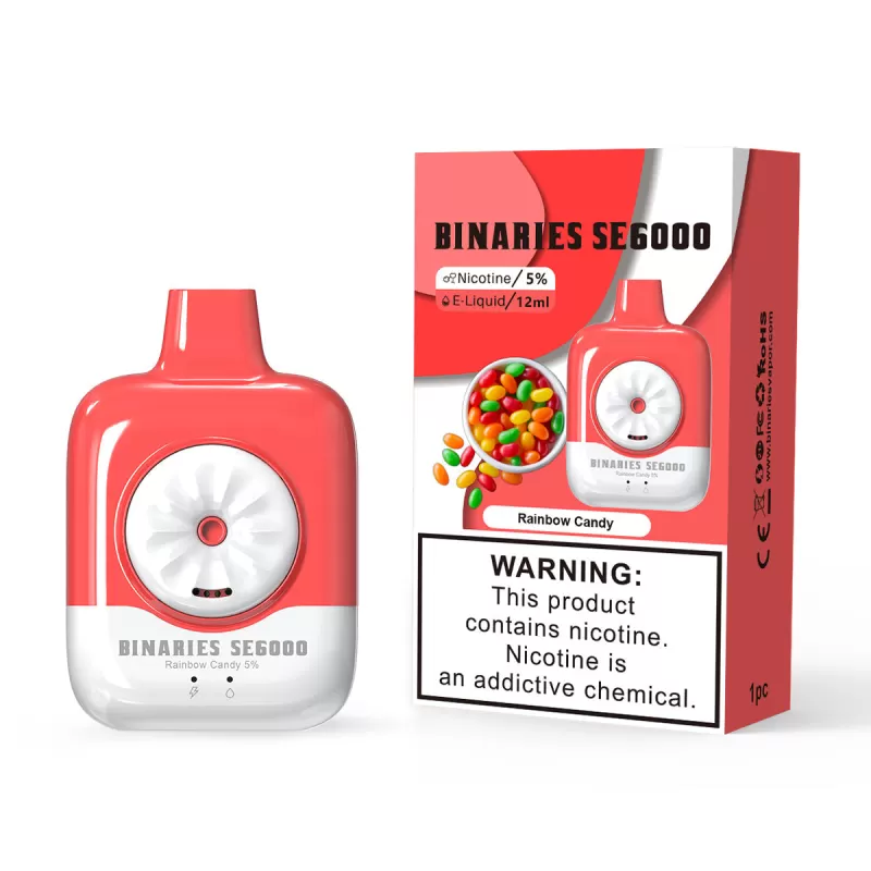 Binaries Cabin Disposable SE | 6000 Puffs | 12mL | 50mg *** - Green Grape Ice - Image 3