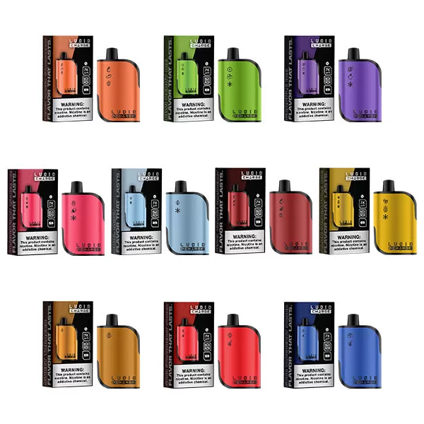 Lucid Charge Disposable 7000 Puffs 14mL 50mg *** - Bluerazz Lemonade Ice