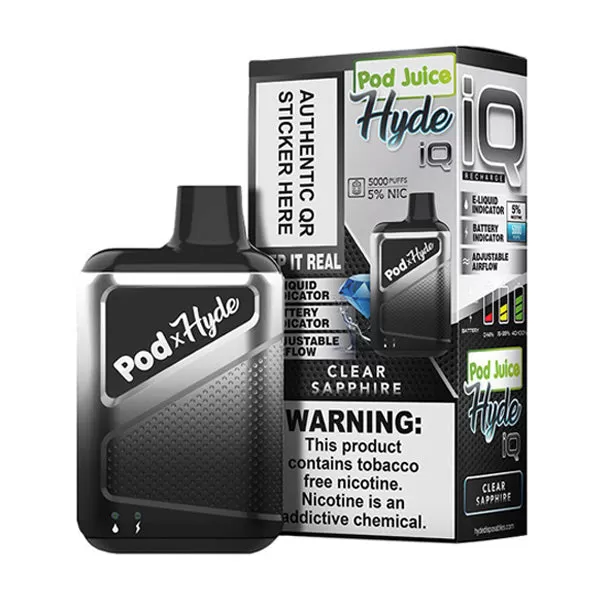 Pod Juice - Hyde IQ Disposable | 5000 Puffs | 8mL *** - Kiwi Apple Pomberry Ice - Image 3
