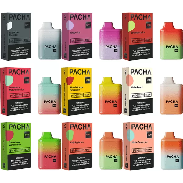 Charlies - Pachamama Syn Disposable | 4500 Puffs | 12mL *** - Grapple Berry Ice