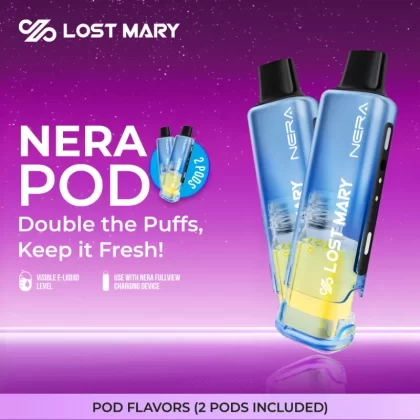 Made in Indonesia | Lost Mary NERA 70K Disposable POD - 70,000 Puffs - Miami Mint