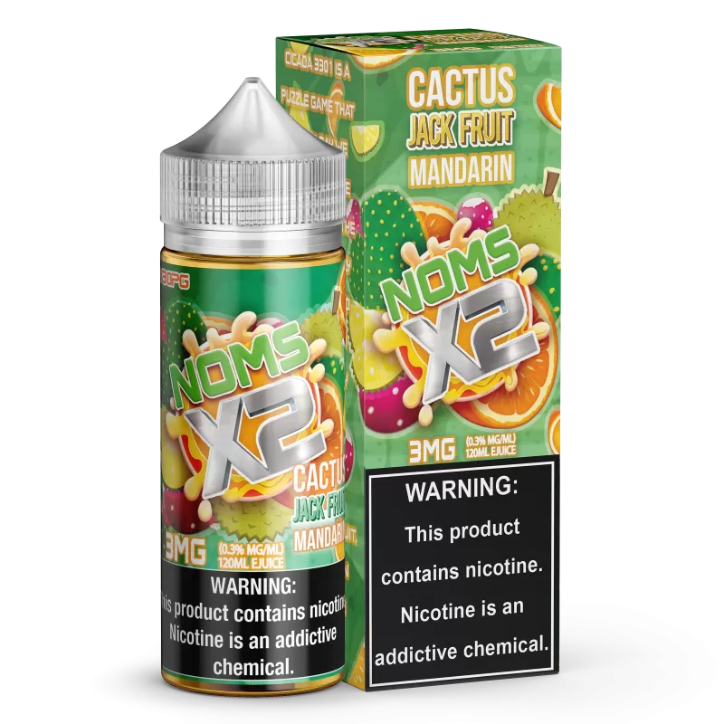 NOMS X2 by NOMENON Cactus Jackfruit Mandarin 120ML E-Liquid - 3MG