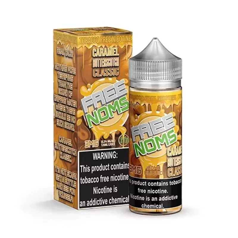 Free Noms - Caramel Butterscotch Classic - 120ML E-Liquid - 0MG