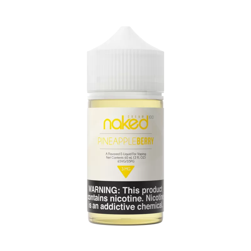 Naked 100 Cream - Pineapple Berry - 60ML E-Liquid - 3MG