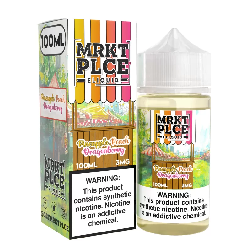 MRKTPLCE - Pineapple Peach Dragonberry - 100ML E-Liquid - 0MG