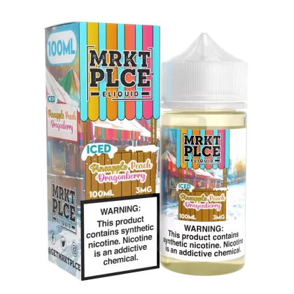 MRKTPLCE - ICED Pineapple Peach Dragonberry - 100ML E-Liquid - 0MG