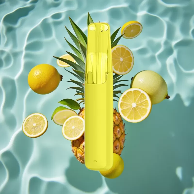 Snowplus Dash 4000 Puffs Disposable Device Lemon Pineapple – Ceramic Atomizer, 530mAh Battery, 7.5ml E-liquid