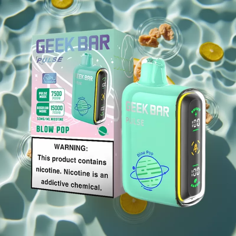 Geek Bar Pulse 15000 Puffs 16ML 5% Nicotine USB Type-C Disposable Vape Planet Edition - Image 2