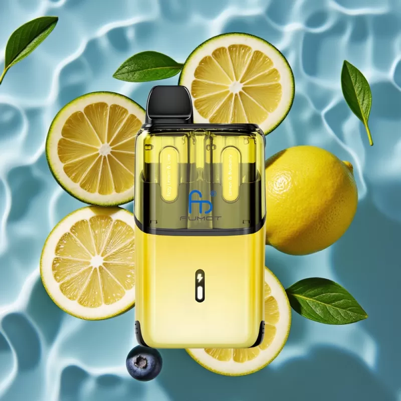 Fumot Ultra T32000 Disposable Vape 24ml 20mg Fizzy Lemon & Lime – Lemon & Blueberry