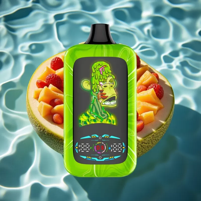 Fumot Digital Monkey 40000 Puffs Disposable Vape Dual Mesh Coil Tropical Rainbow Blast