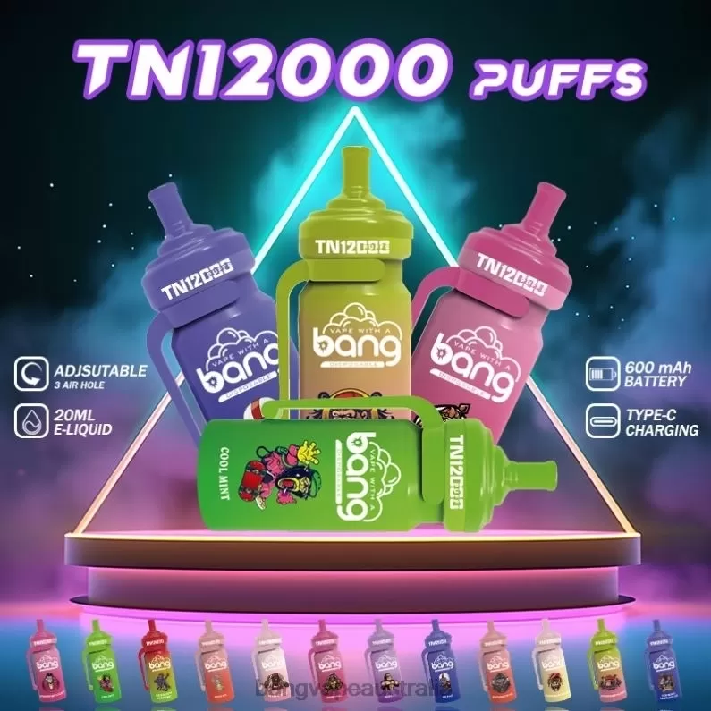Bang Vape TN12000 Pod with Mesh Coil 6006N5 Disposable – Vape Gang Melbourne