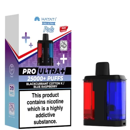 Hayati Pro Ultra Plus 25K Prefilled Pod - SOUR APPLE / JUICY PEACH (DUO)