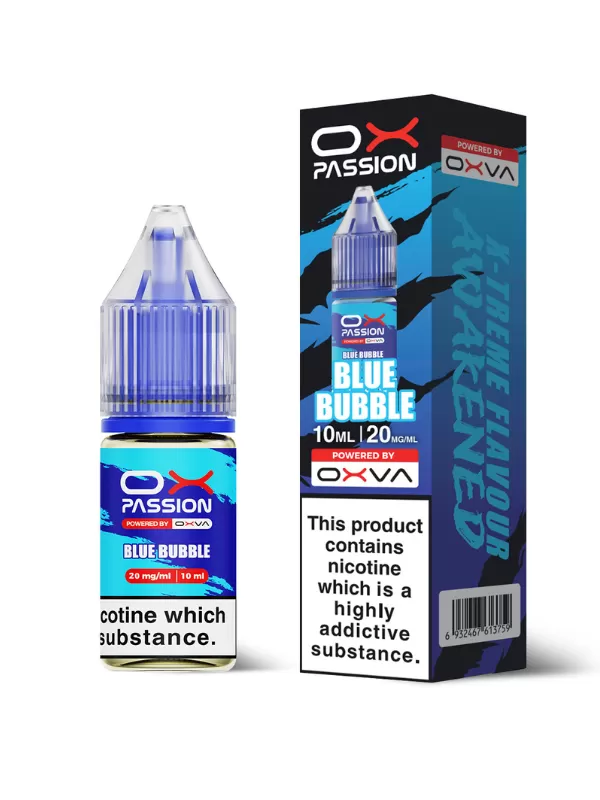 Blue Bubble OX Passion Nic Salt E-Liquid by OXVA - 10ml - 20mg - Image 2