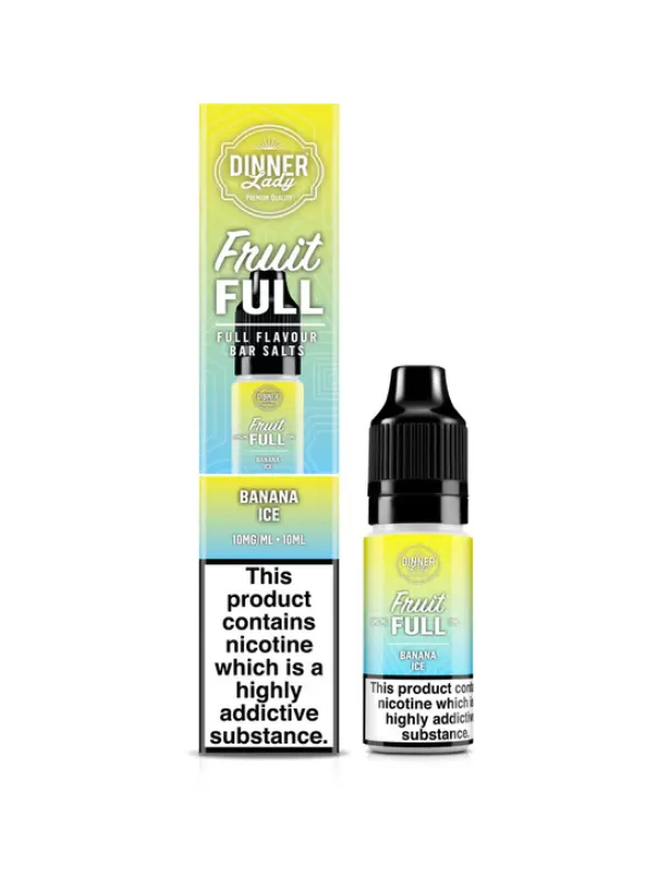 BANANA ICE BAR SALTS DINNER LADY FRUIT FULL 10ML E-LIQUID - 20mg