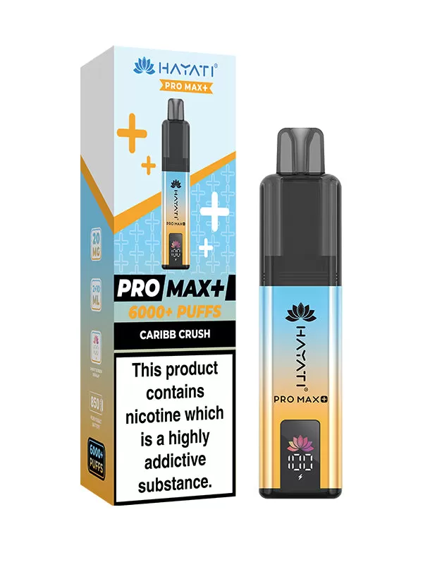 Hayati Pro Max+ 6000 Puffs Prefilled Pod Kit - Spearmint - Image 3