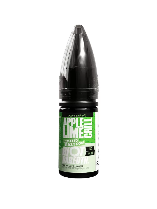 Apple Lime Chill Riot Nic Salt E-Liquid - 20mg