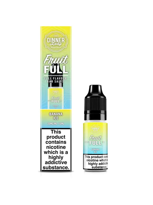 Banana Ice Fruit FULL Nic Salt E-Liquid by Dinner Lady - 20mg - Image 2