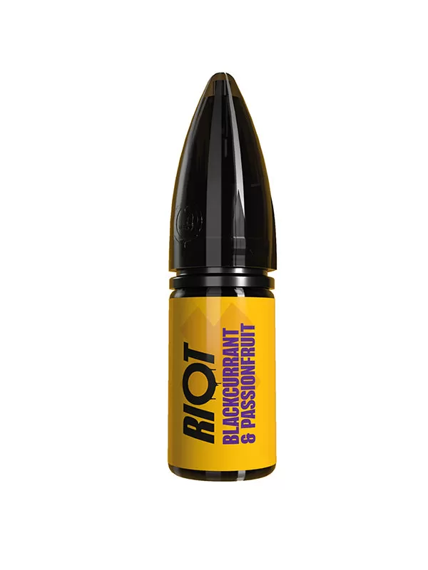 Blackcurrant Passionfruit Riot X Nic Salt E-Liquid - 5mg