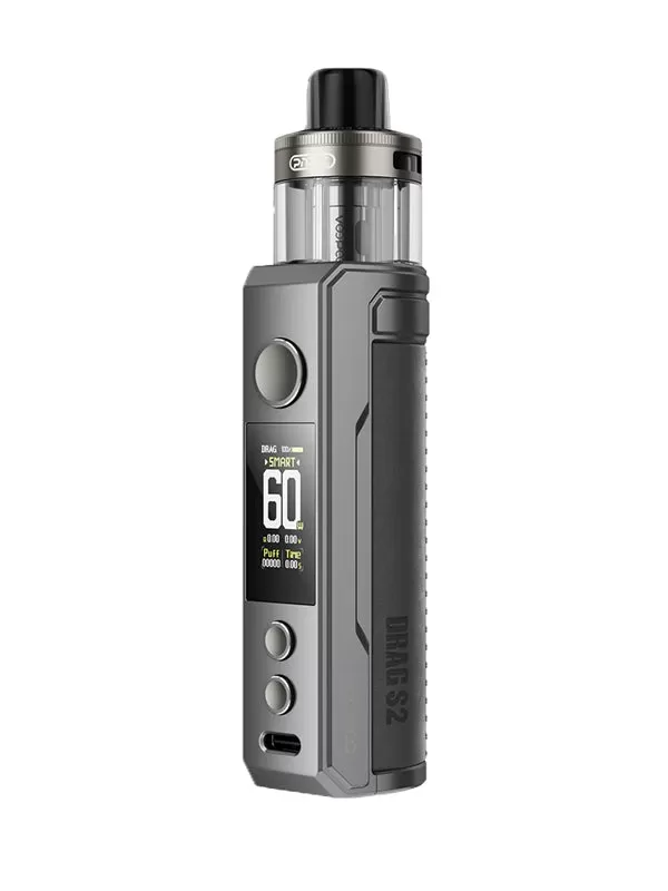 VOOPOO DRAG S2 POD MOD KIT 60W - Colorful Silver - Image 3