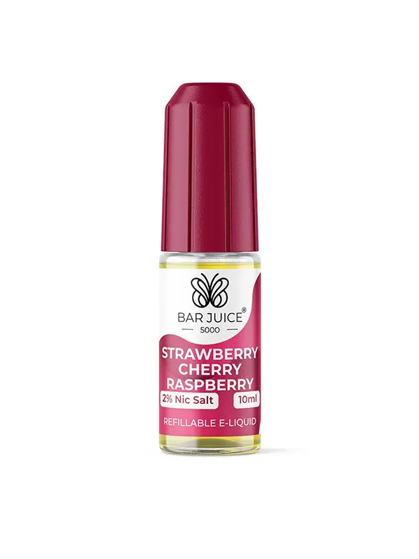Bar Juice 5000 Strawberry Cherry Raspberry Nic Salt E-Liquid - 10mg