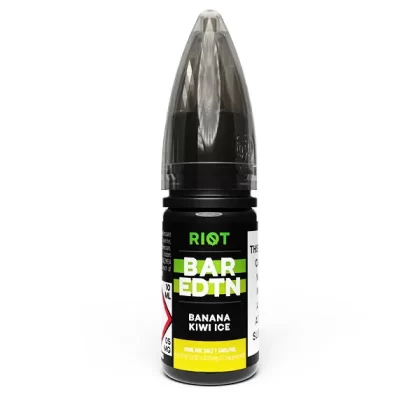 Banana Kiwi Ice BAR EDTN Riot Squad Nic Salt E-Liquid - 20mg