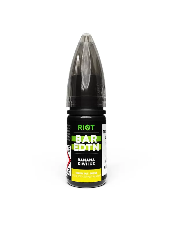 Banana Kiwi Ice BAR EDTN Riot Squad Nic Salt E-Liquid - 20mg