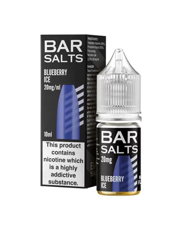 Bar Series by Major Flavor Blueberry Ice Nic Salt E-Liquid - 20mg
