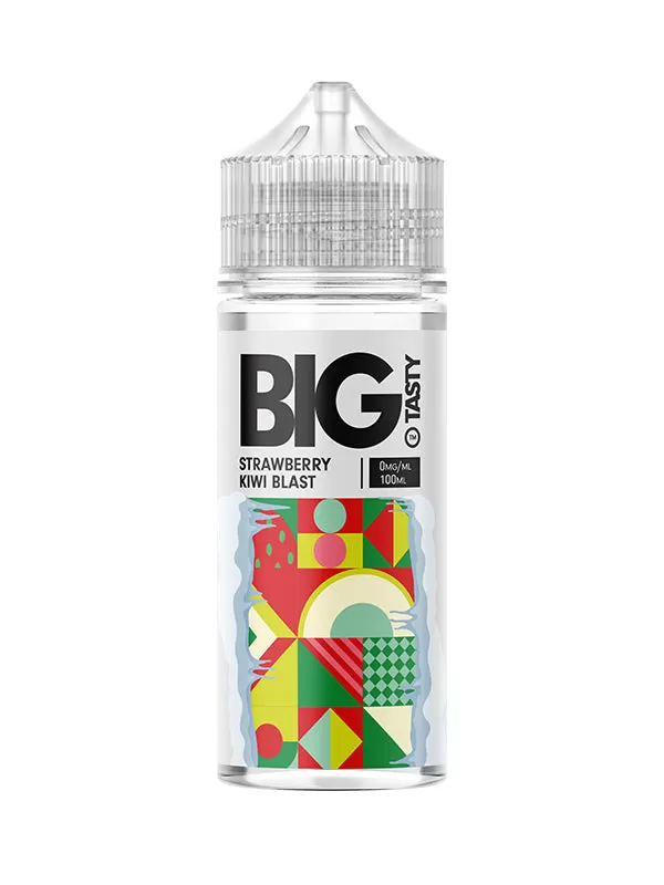 Big Tasty Strawberry Kiwi Blast E Liquid 120ml - 3mg