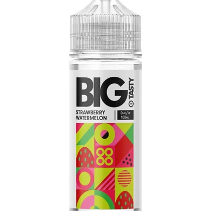 Big Tasty Candy Rush Strawberry Watermelon E Liquid 120ml - 0mg