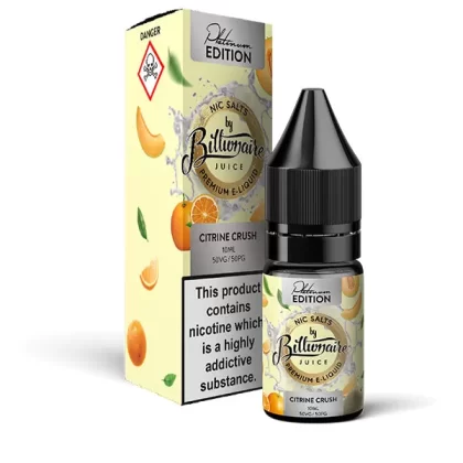Billionaire Juice Citrine Crush Nic Salt E-Liquid - 20mg
