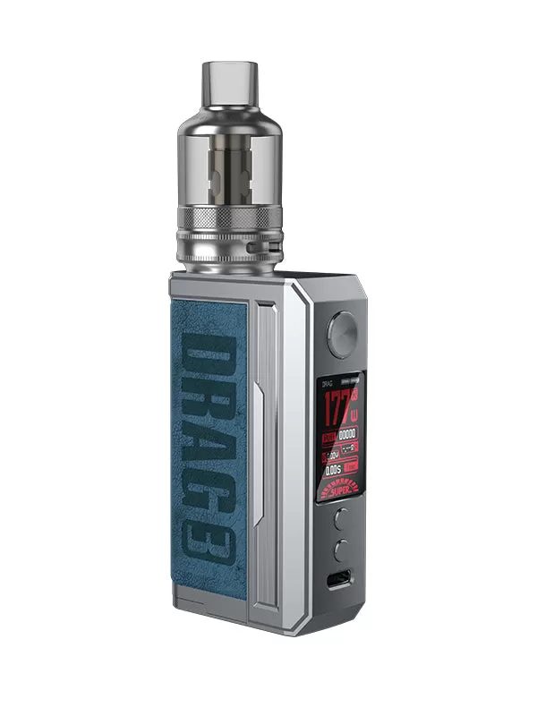 Voopoo Drag 3 177w Pod Mod Kit - Prussin Blue - Image 2