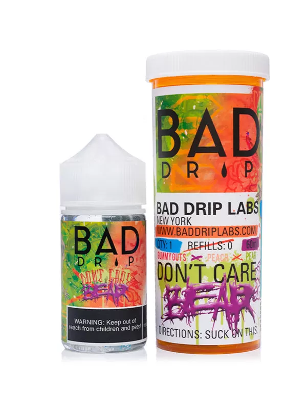 Bad Drip Labs Don't Care Bear E Liquid 60ml - 3mg (1 x nic shot)