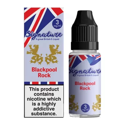 Blackpool Rock - Signature E Liquid 10ml - 3mg