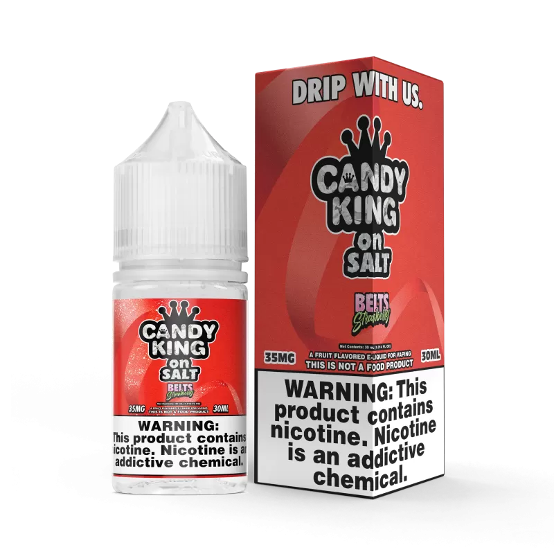 CANDY KING on SALT - Belts Strawberry - 30ML E-Liquid - 50MG