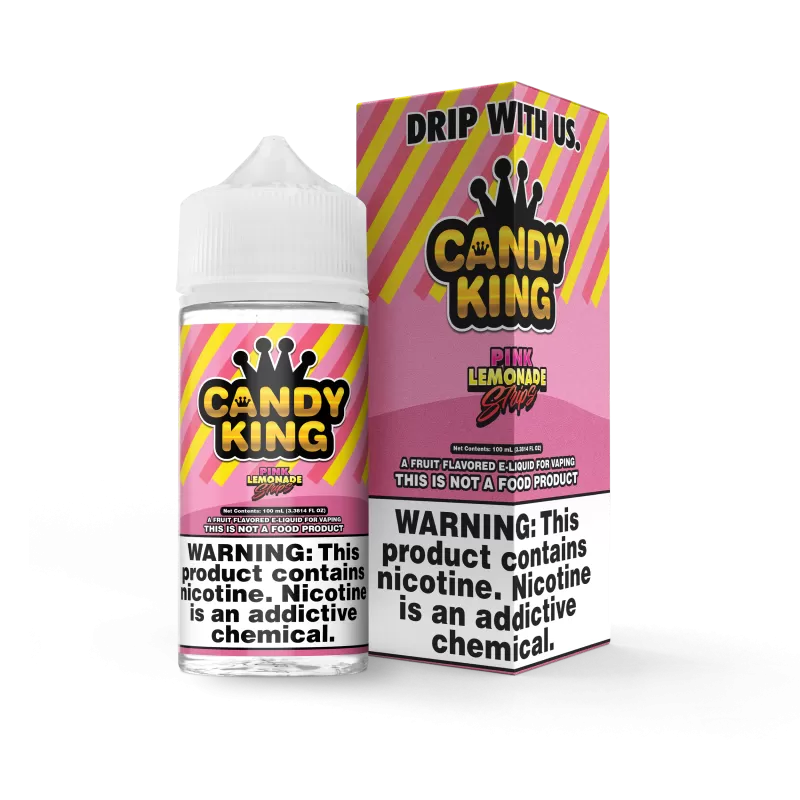 CANDY KING - Pink Lemonade Strips - 100ML E-Liquid - 6MG