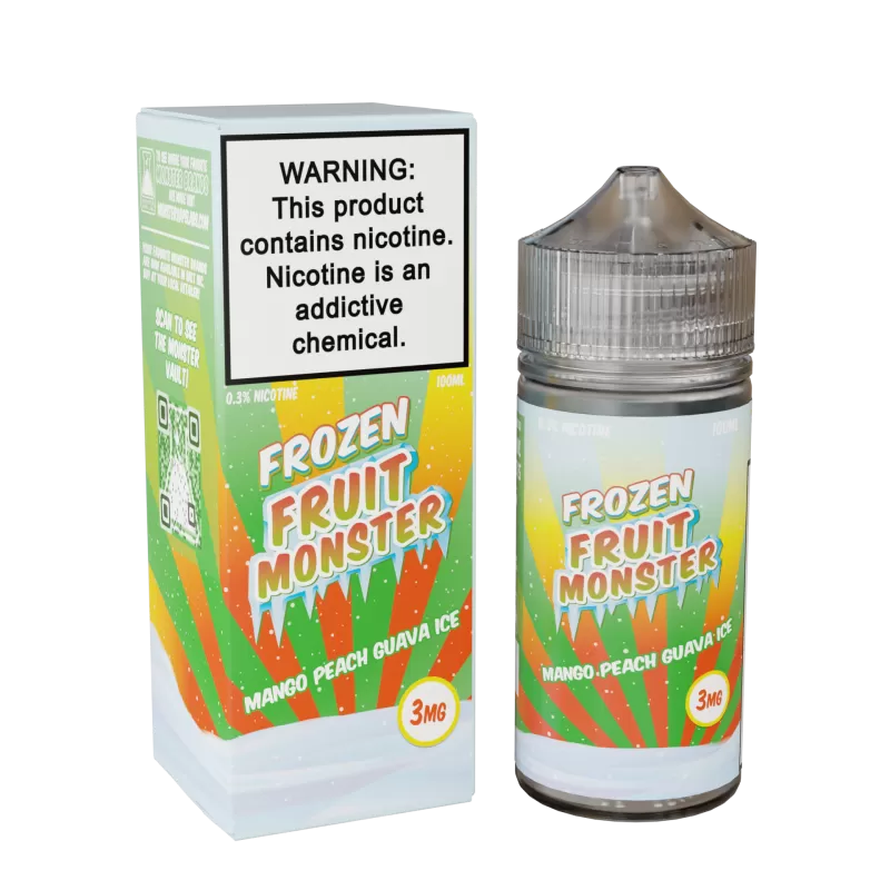 Frozen Fruit Monster - Mango Peach Guava Ice - 100ML E-Liquid - 6MG