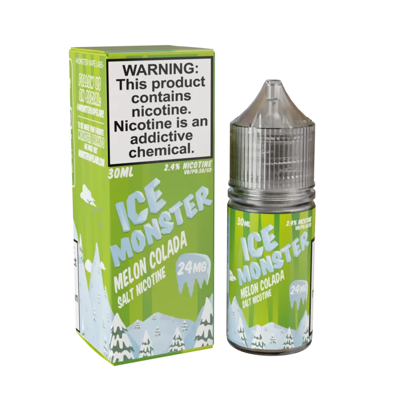 Ice Monster Salt - Melon Colada - 30ML E-Liquid - 24MG